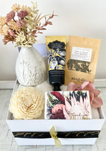 Load image into Gallery viewer, Thank you Floral Tea Time Female Gift Box Pamper Hamper Large
