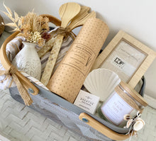 Load image into Gallery viewer, Coastal Summer Home Housewarming Gift Basket Hamptons Hamper Large
