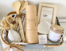 Load image into Gallery viewer, Coastal Summer Home Housewarming Gift Basket Hamptons Hamper Large
