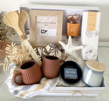 Load image into Gallery viewer, Coastal Housewarming Hampton Gift Box Hamper Kitchen Tea Large
