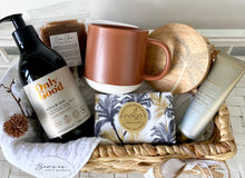 Load image into Gallery viewer, Coastal Palms Natural Set Hamper Gift Basket Large
