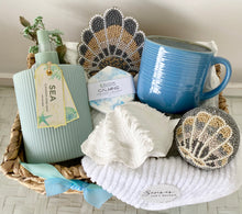 Load image into Gallery viewer, Coastal Sea Salt Hamptons Home Housewarming, Birthday, Gift Basket Hamper Large
