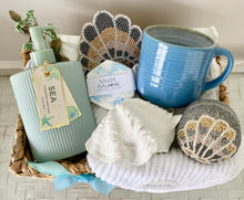 Load image into Gallery viewer, Coastal Sea Salt Hamptons Home Housewarming, Birthday, Gift Basket Hamper Large
