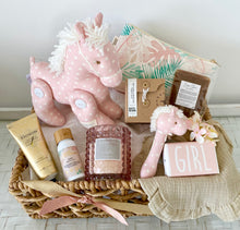 Load image into Gallery viewer, Cutest Baby Girl &amp; Mother Gift Basket Baby Shower Hamper Set
