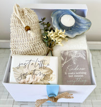 Load image into Gallery viewer, Inspirational Kindness Self Care Birthday, Get Well, Thank you Gift Box Hamper Small
