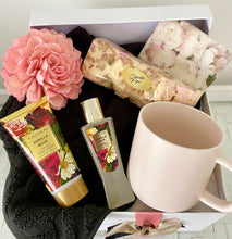 Load image into Gallery viewer, Midnight Roses Elegance Pamper Hamper Gift Box Large Sympathy, Birthday, Get Well
