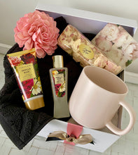 Load image into Gallery viewer, Midnight Roses Elegance Pamper Hamper Gift Box Large Sympathy, Birthday, Get Well
