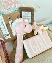 Load image into Gallery viewer, Cutest Baby Girl &amp; Mother Gift Basket Baby Shower Hamper Set
