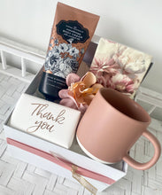 Load image into Gallery viewer, Thank you Rose Gold Female Gift Box Hamper Medium
