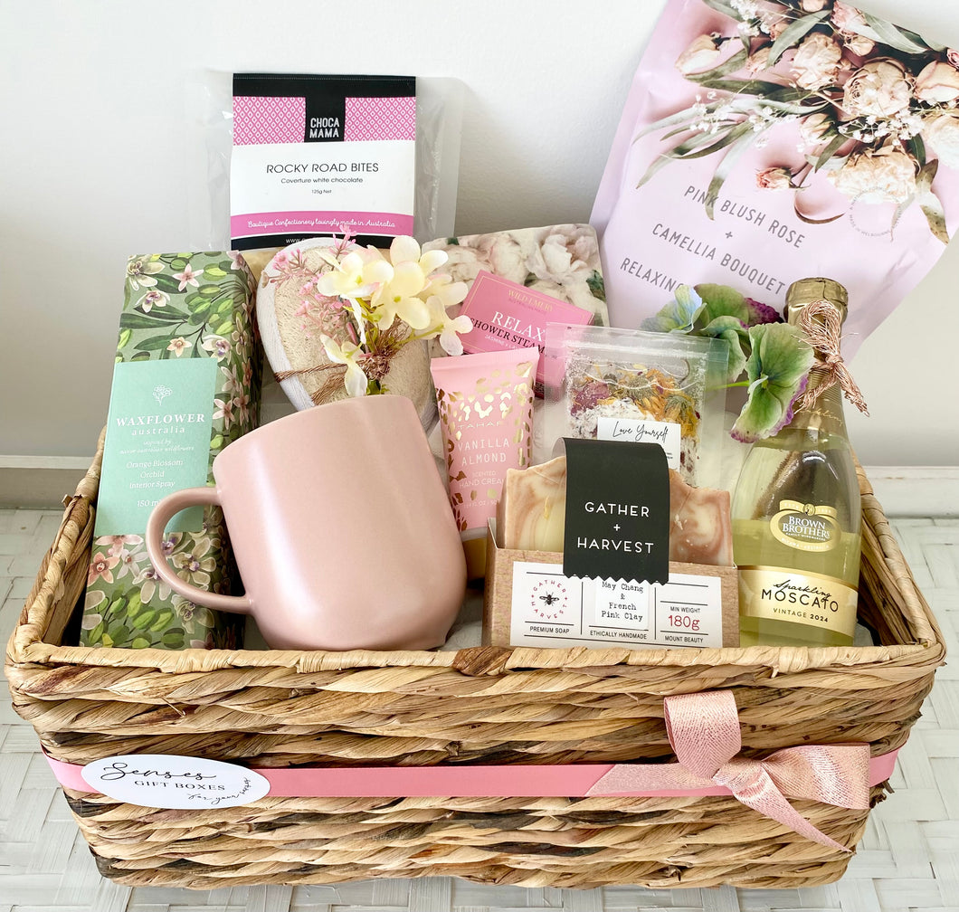 The Ultimate Female Any Occasion Valentine, Birthday, Thank you  Pamper Hamper Basket X Large